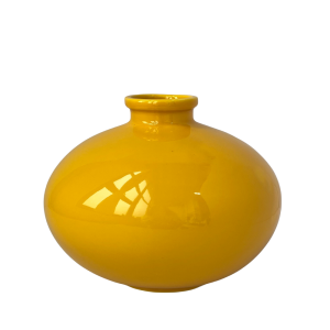 Ceramic Yellow Glaze Vase-XDR24011
