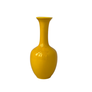Ceramic Yellow Glaze Vase-XDR24012