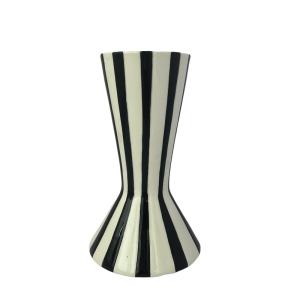 Ceramic Painting Black Stripe Color Glaze Vase-XDR24070