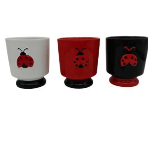White Red And Black Insect Plant Pot-20241007_091734