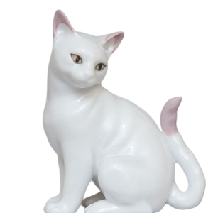 White Cat Decor-XDAC24028JB