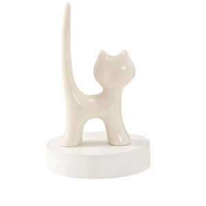 White Cat Decor-XDAC24033JB