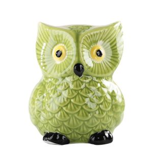 Green Owl Decor-XDAO24075L