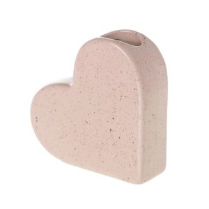 Pink Heart Vase-XVH24013