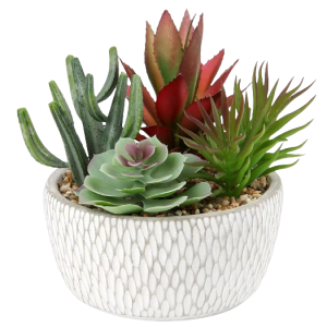White Plant Pot-XPW24017