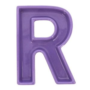 Purple Alphabet R Decor-XDAO24037