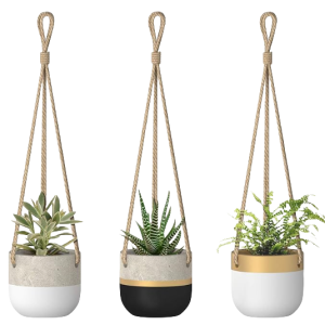Hanging Rope Plant Pot-XPJ24005