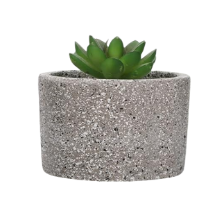 Gray Cement Plant Pot-XPJ24006