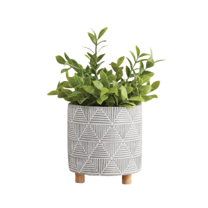 Gray Plant Pot-XPW24006