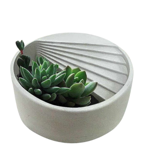 Gray Plant Pot-XPX24006