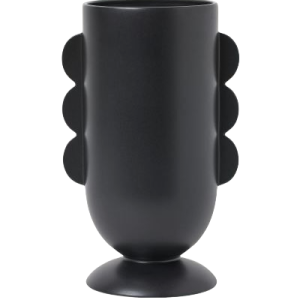 Matte Black Vase-XVMH24006