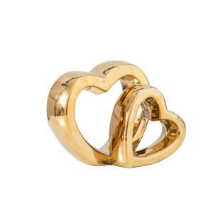 Gold Heart Decor-XDH24009